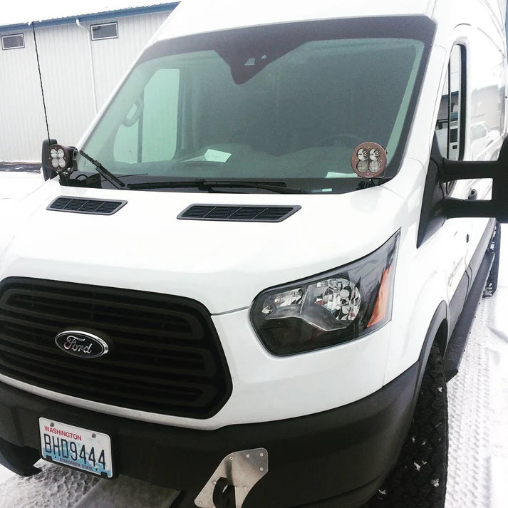 Transit HOODLINE LIGHT POD MOUNT - ALL TRANSIT  (2013-2025) **FREE SHIPPING