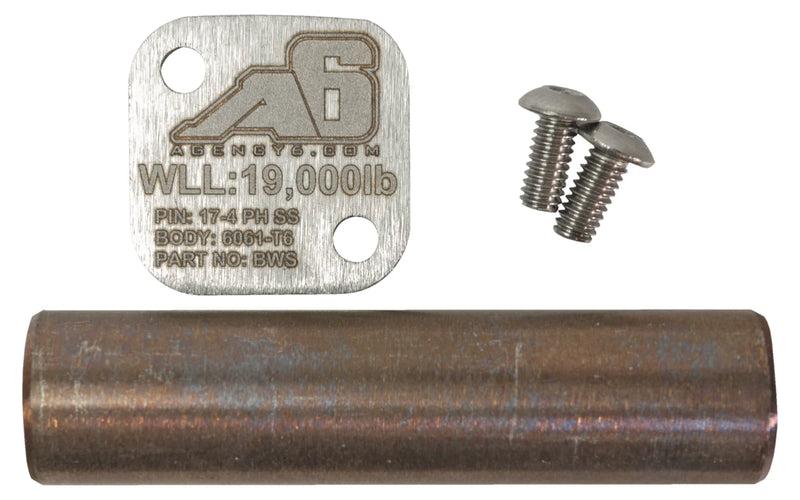 Agency 6 Billet Winch Shackle  **FREE SHIPPING**