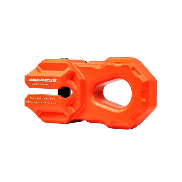 Agency 6 Billet Winch Shackle  **FREE SHIPPING**