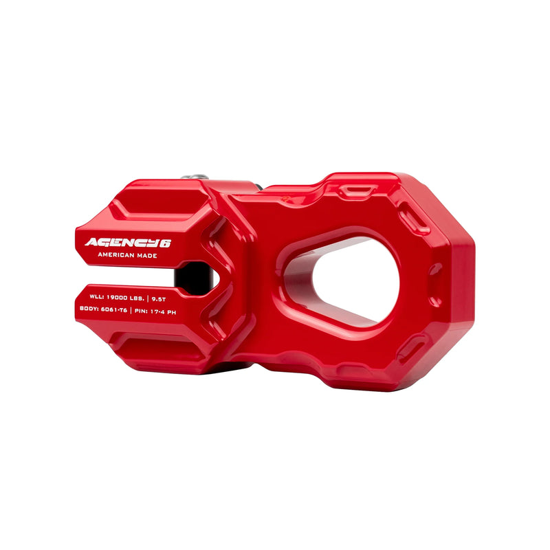 Agency 6 Billet Winch Shackle  **FREE SHIPPING**