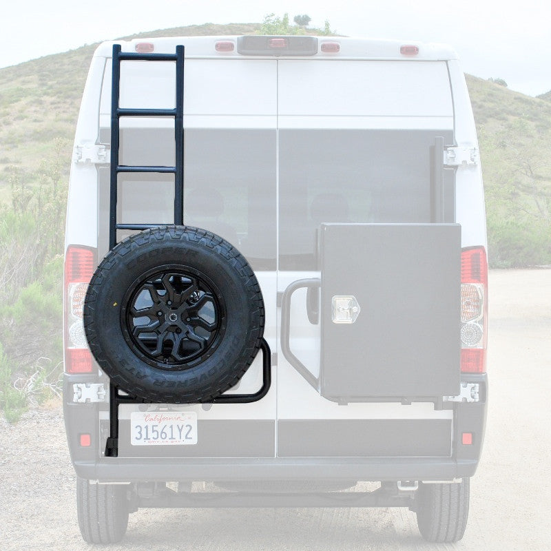 Aluminess 2014-23 Ram Promaster Rear Door Ladder