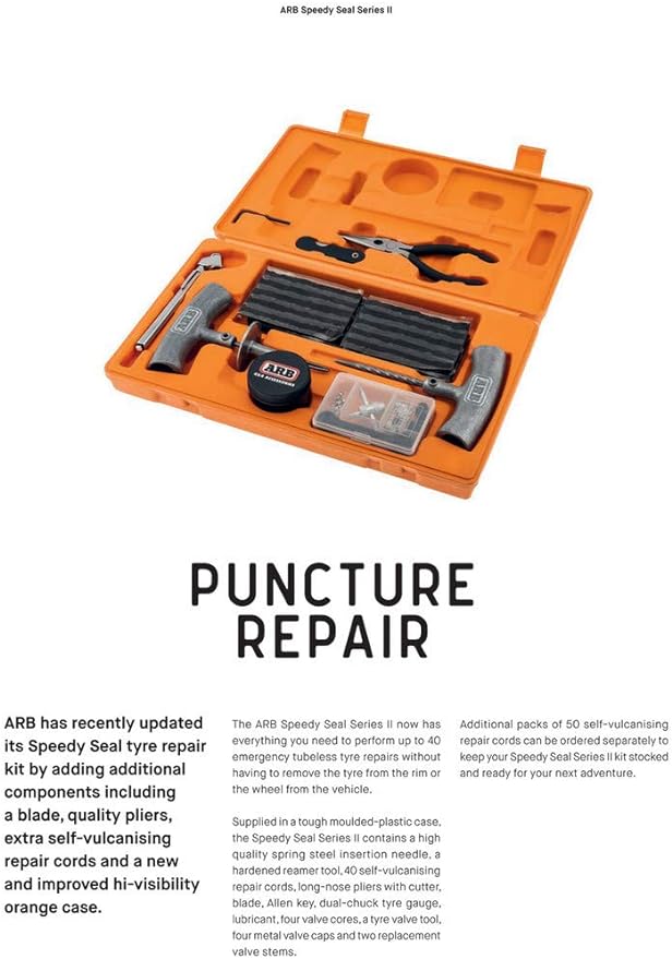 ARB SPEEDY SEAL SERIES 2 PUNCTURE REPAIR KIT  **FREE SHIPPING**