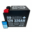 ROYER 320AH LITHIUM BATTERY LiFePO4 (4.1kWh)  **FREE CANADIAN SHIPPING**