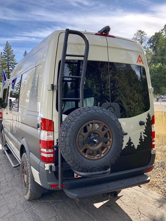 OWL Ladder Tire + Tire Carrier NCV3 2007-2018 & 2019 Revel