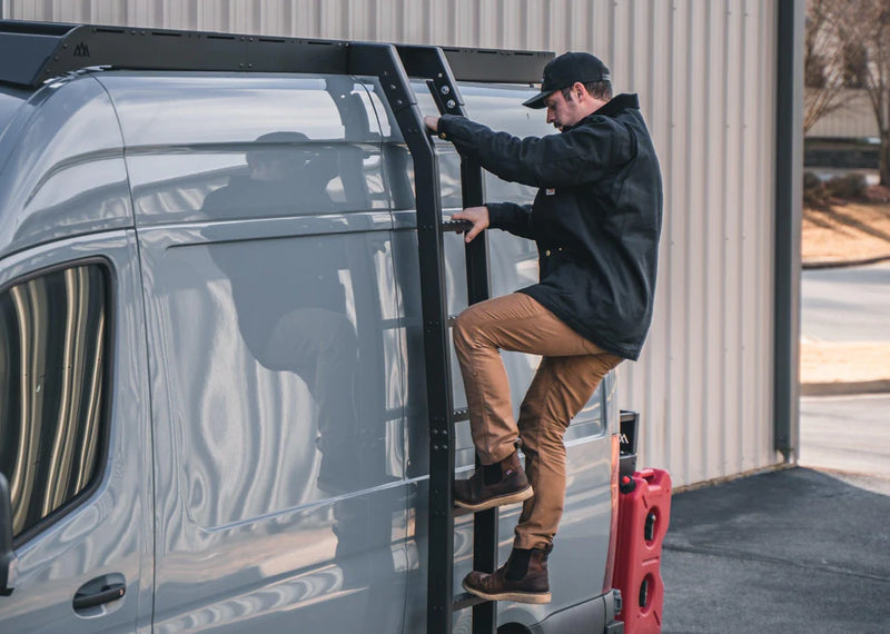 RACK BACKWOODS Sprinter Side Ladder OEM Roof Rails (2013-2023)