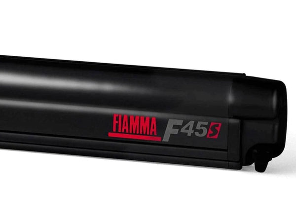 Fiamma F45S Wall (Rack) Mount 10' (3.0m)  Deep Black case, grey fabric