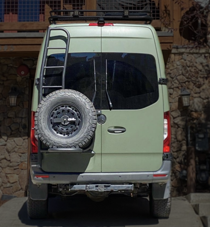 OWL Classic (ROUND BAR) Ladder Tire Carrier VS30 (2019-Present & 2020-2021 Revel/Storyteller) **PICKUP ONLY